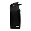 Augusta Sportswear Youth Swish Reversible Basketball Jersey, Black/White, M view 1