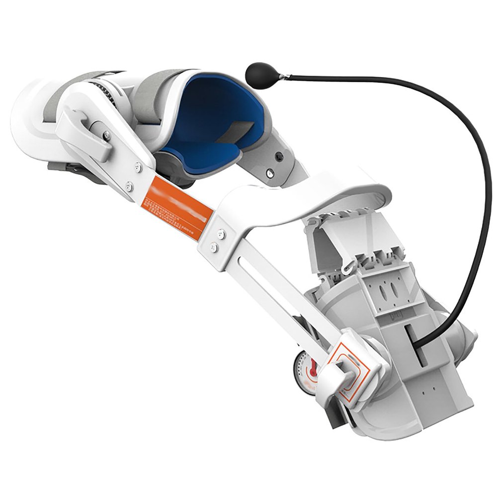 HUTOOLEE Knee Rehabilitation Trainer, Lower Limbs Rehabilitation Trainer with Air Bag Pressurize and Angle Dial Design, Device Stretches -10 and Bends at an Angle of 140, for Osteoarthritis Sprains