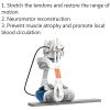 HUTOOLEE Knee Rehabilitation Trainer, Lower Limbs Rehabilitation Trainer with Air Bag Pressurize and Angle Dial Design, Device Stretches -10 and Bends at an Angle of 140, for Osteoarthritis Sprains view 4