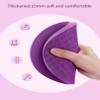 MBKHFLL Yoga Knee Guard 2 pieces, foam Pilates Knee Guard Yoga Knee Guard Support Round Pads Anti slip Fitness Anti slip Pads. Suitable for offices, homes, knees, elbows, wrists, and hands(Purple) view 3