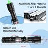 [4 Packs] Rechargeable Green Laser Pointer High Power Green Beam Light Long Distance Range for TV/LED/LCD Screens Tactical Flashlights Presentation Office/Outdoors [003] view 3