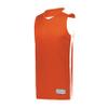 Augusta Sportswear Youth Swish Reversible Basketball Jersey, Orange/White, M view 1