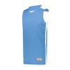 Augusta Sportswear Youth Swish Reversible Basketball Jersey, Columbia Blue/White, S view 1