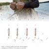 4Pcs Fishing Bait Cage, Fishing Bait Traps Copper Spring Basket Lure Feeder with Hooks Fishing Accessories view 2