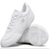 FUQIAO Girls White Cheerleading Shoes Lightweight Youth Cheer Competition Sneakers Kids Training Tennis Shoes, White 11.5 Little Kid view 4