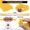 ZHUOCE Stainless Steel Hunting Slingshots with Sight 10pack Flat Rubber Bands and 2 Slingshot Target Pocket Sling Shot view 4