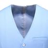Maiyifu-GJ Men's Slim Fit Suit Vest Business Formal Dress Waistcoat Vests Sleeveless Jacket for Wedding Party Dinner (Light Blue,Medium) view 3