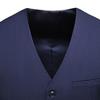 Maiyifu-GJ Men's Slim Fit Suit Vest Business Formal Dress Waistcoat Vests Sleeveless Jacket for Wedding Party Dinner (Dark Blue,XX-Large) view 3