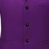 Men's Slim Fit Suit Vest Business Formal Dress Waistcoat Vests Sleeveless Jacket for Wedding Party Dinner (Purple,XX-Large) view 3
