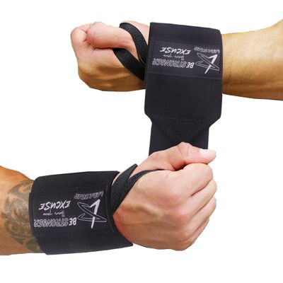 Wrist Wraps Weightlifting with Heavy Duty Thumb Loop, Powerlifting, Cross Training, Bodybuilding .22 Professional Grade for Gym Workout, Men and Women Weight Lifting and Strength Training