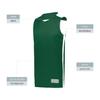 Augusta Sportswear Youth Swish Reversible Basketball Jersey, Dark Green/White, M view 4