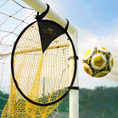 PodiuMax Top Bins Soccer Target Goal, 33" Easy to Attach and Detach to The Goal, Set of 2, for Shooting Accuracy Training