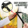PodiuMax Top Bins Soccer Target Goal, 33" Easy to Attach and Detach to The Goal, Set of 2, for Shooting Accuracy Training view 4