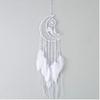 ZMQJEQANBG Wind Chimes Moon Dream Catcher Wind Chime Ornaments Student Graduation Gift Creative Birthday Gift Decoration Gifts for Garden Decor, White view 4