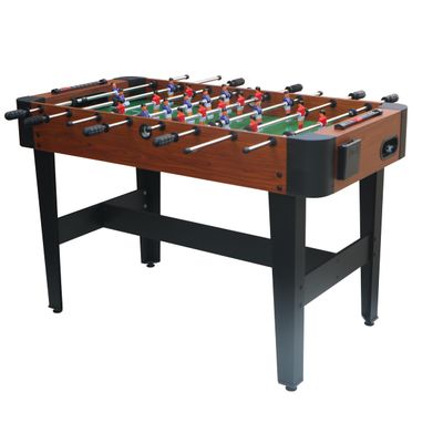 4FT Foosball Table with 2 pcs Footballs Easily Assemble Wooden Soccer Game Table for Game Room, Bars, Family Night