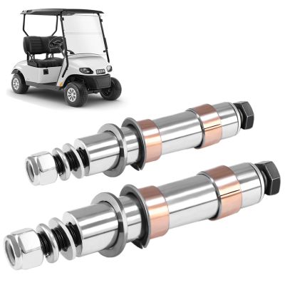 Cartalia Golf Cart Spindle Bushings Kit Fit for EZGO TXT/PDS 2001-UP Gas & Electric, Including Bushing Spindle, King Pin Tubes, Claw Copper Sleeves Kit, Replace OEM #70648-G01 70749G01