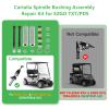 Cartalia Golf Cart Spindle Bushings Kit Fit for EZGO TXT/PDS 2001-UP Gas & Electric, Including Bushing Spindle, King Pin Tubes, Claw Copper Sleeves Kit, Replace OEM #70648-G01 70749G01 view 2