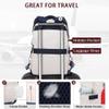 Angel Kiss Backpack Purse for Women, Large Travel Backpack with USB Port, Anti-Theft Design, Water-Resistant Daypack for Casual and Business for Work Beige-Red view 4