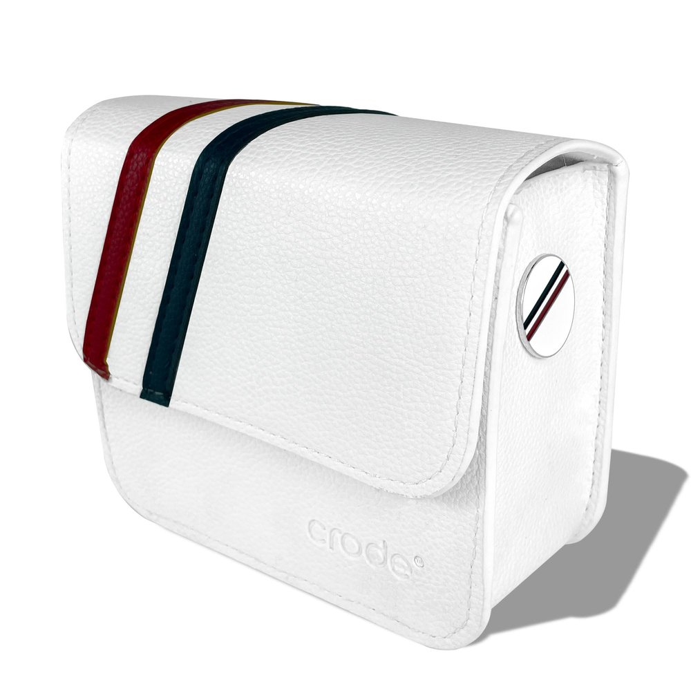 CRODE Golf Rangefinder Leather Case and Tee Holder with Ball Marker  Premium Carry Pouch
