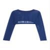 YONGHS Girls Cute Fishnet Y2K Blouse Round Neck Pullover See Through Mesh Summer Shirt Navy Blue 16 Years view 1