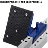 HUTOOLEE Track and Field Starting Blocks, Multi-Function Aluminum Alloy Competition Starting Blocks, 6 Angles Adjustment/Wear-Resistant Non-Slip Rubber Pedal, for Schools, Training Grounds view 2