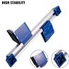 HUTOOLEE Track and Field Starting Blocks, Multi-Function Aluminum Alloy Competition Starting Blocks, 6 Angles Adjustment/Wear-Resistant Non-Slip Rubber Pedal, for Schools, Training Grounds view 4