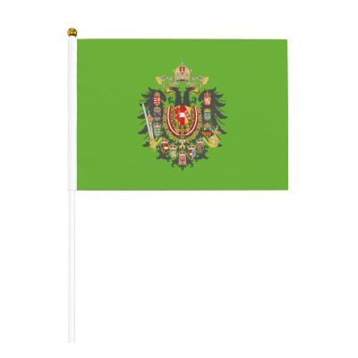 Joisbs Hungary Coat of Arms Austria Vibrant Double-Sided Handheld Flags 5.5x8.3in: Celebrate Election Day with Style! Pack of 10 - Order Now!