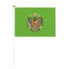 Joisbs Hungary Coat of Arms Austria Vibrant Double-Sided Handheld Flags 5.5x8.3in: Celebrate Election Day with Style! Pack of 10 - Order Now! view 1