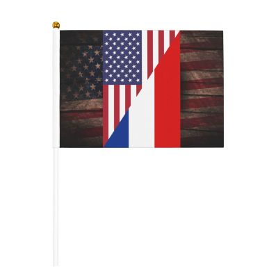 Joisbs United States Yugoslavia Friendship Flag Vibrant Double-Sided Handheld Flags 5.5x8.3in: Celebrate Election Day with Style! Pack of 10 - Order Now!