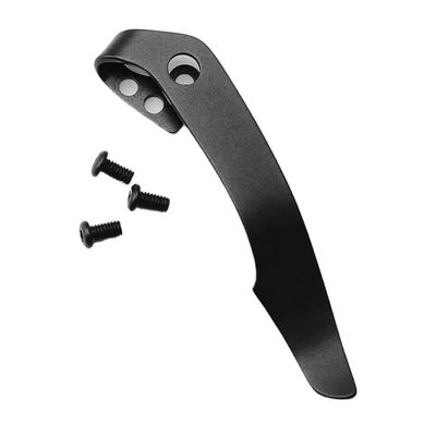 1PC Deep Carry Pocket Clip Fits for Cold Steel Voyager 29TLCC with 3PCS Screws, Custom CNC Titanium Back Clip DIY Replacement