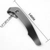 1PC Deep Carry Pocket Clip Fits for Cold Steel Voyager 29TLCC with 3PCS Screws, Custom CNC Titanium Back Clip DIY Replacement view 2