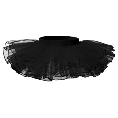 Bezioner Girls Tutu Skirts,Ballet Dance Skirts for Kids,4 Layers Tulle Dress Up for Toddler Girls Black 3-5 Years