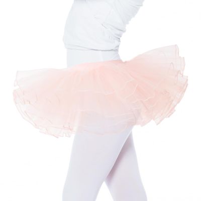 Bezioner Girls Tutu Skirts,Ballet Dance Skirts for Kids,4 Layers Tulle Dress Up for Toddler Girls Pink 1-3 Years