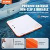 VEVOR Inflatable Floating Dock, 10 x 10FT Inflatable Dock Platform, Non-Slip Water Floating Dock Mat with Portable Carrying Bag & Detachable Ladder, Floating Platform Island Raft for Pool Beach Ocean view 3