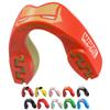 Marvel Iron Man Metallic Mouth Guard, Dual Layer Mouthguard for Youth with Case, Easy Fit Remoldable Mouthpiece for Football, Boxing, Lacrosse, MMA & All Contact Sports (Kids <11 Years, Red) view 1