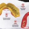 Marvel Iron Man Metallic Mouth Guard, Dual Layer Mouthguard for Youth with Case, Easy Fit Remoldable Mouthpiece for Football, Boxing, Lacrosse, MMA & All Contact Sports (Kids <11 Years, Red) view 4
