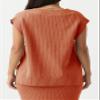 Saodimallsu Womens V Neck Sweater Vest Oversized Ribbed Knit Sleeveless Casual Loose Fit Pullover Tank Top view 4