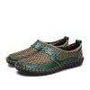 Men's Breathable Casual Mesh Loafers Slip On Walking Shoes Drving Moccasin Loafers for Men (Color : Green, Size : 14) view 1