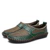 Men's Breathable Casual Mesh Loafers Slip On Walking Shoes Drving Moccasin Loafers for Men (Color : Green, Size : 14) view 2