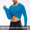 Men's Compression Shirt Long Sleeve Athletic T-Shirt Sports Workout Undershirts Running Baselayer Tops view 4