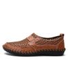 DMGYCK Men's Breathable Casual Mesh Loafers Slip On Walking Shoes Drving Moccasin Loafers for Men (Color : Brown, Size : 11) view 3