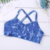 Lorilida Girls 3 Pieces Dance Outfit Sport Crop Top Bra with Shorts Hair Tie Set Gymnastics Workout Tracksuit Light Blue 12 Years view 4