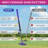 KOFULL Mini Golf Putter, Mini Golf Set for Golf Putting Game, Golf Clubs Adjustable to Perfectly Height 21"-36", Two-Way Putters for Right or Left Handed, Indoor/Outdoor, Backyard Mini Golf 4 Pack view 2