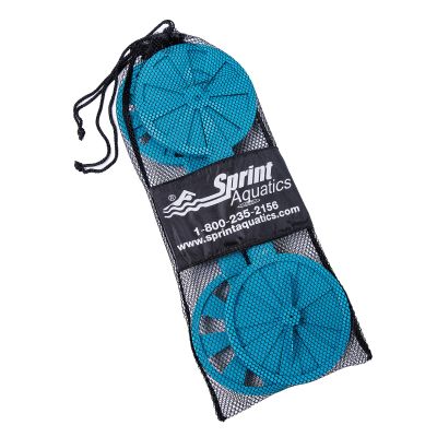 Sprint Aquatics Water Gym Adjustable Fitness Paddles | Durable Resistant Fitness Equipment for Water Sport and Rehabilitation | One-Size-Fit-All Training Aid for Swimming Pools