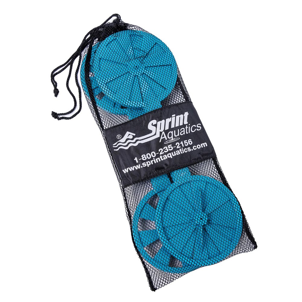 Sprint Aquatics Water Gym Adjustable Fitness Paddles | Durable Resistant Fitness Equipment for Water Sport and Rehabilitation | One-Size-Fit-All Training Aid for Swimming Pools