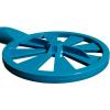 Sprint Aquatics Water Gym Adjustable Fitness Paddles | Durable Resistant Fitness Equipment for Water Sport and Rehabilitation | One-Size-Fit-All Training Aid for Swimming Pools view 3