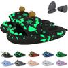 Jfxgjuv Sharklas Polares, Sharky Chanclas Originales, Anglerfish Slides, Cloud Shark Slides in The Dark Thick Sole Non-Slip Open Toe Shark Slippers (Black 1,5.5-6 Women/4-4.5 Men) view 1
