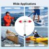 IOENC Portables Kayak Stabilizer for Most Kayaks,Canoes Canoe Outrigger Kit, Kayak Outriggers/Stabilizers System with Quick Release Buttons,Solid HDPE Floats,for Photography,Fishing,New Boaters view 2