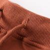 HahaNice Toddler Boys Girls Cotton Jogger Shorts,Little Kids Active Sport Shorts with Drawstring(Brown, 7 Years) view 2