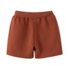 HahaNice Toddler Boys Girls Cotton Jogger Shorts,Little Kids Active Sport Shorts with Drawstring(Brown, 7 Years) view 3